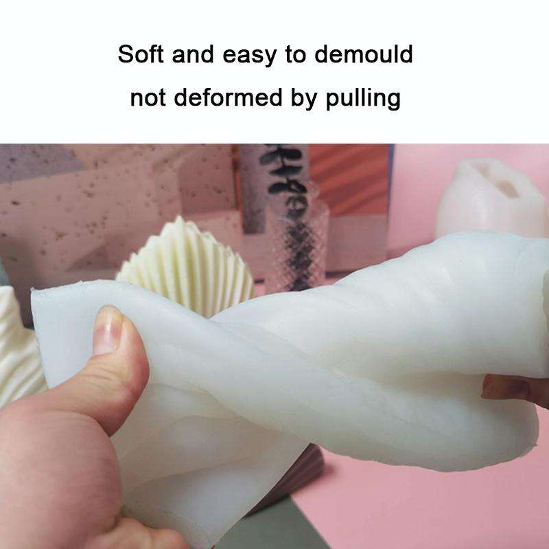 Scallop DIY Scented Candle Silicone Mold, Specification: LZ-217