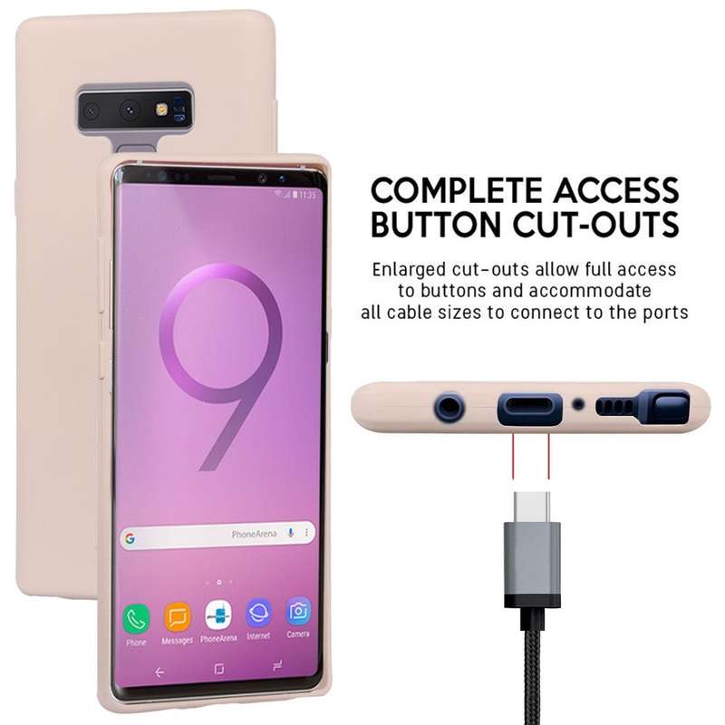 GOOSPERY Soft TPU Case for Galaxy Note 9(Flesh Color)