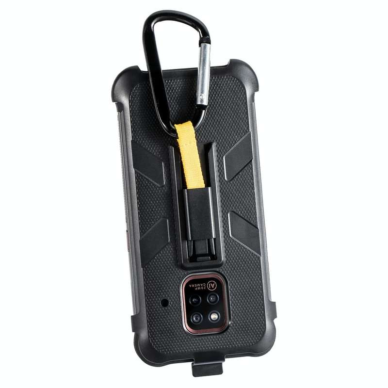 For Ulefone Power Armor 14 Pro Ulefone Back Clip Phone Case with Carabiner(Black)