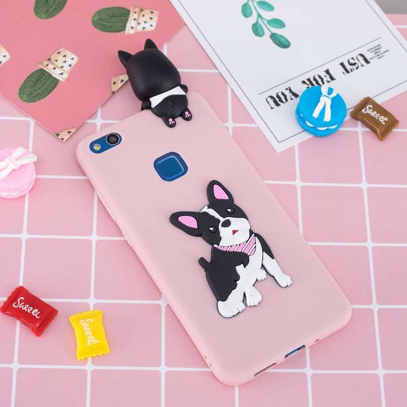 For Huawei P10 Lite 3D Cartoon Pattern Shockproof TPU Protective Case(Cute Dog)