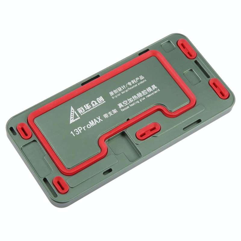For iPhone 13 Pro Max LCD Screen Frame Vacuum Heating Glue Removal Mold with Holder