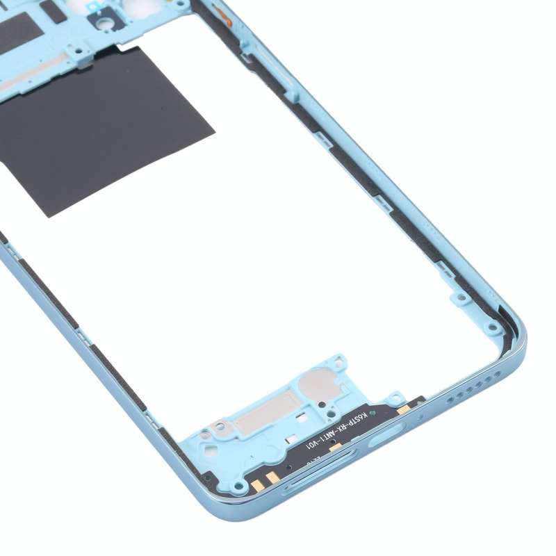 Middle Frame Bezel Plate for Xiaomi Poco X4 Pro 5G/Redmi Note 11E Pro(Blue)