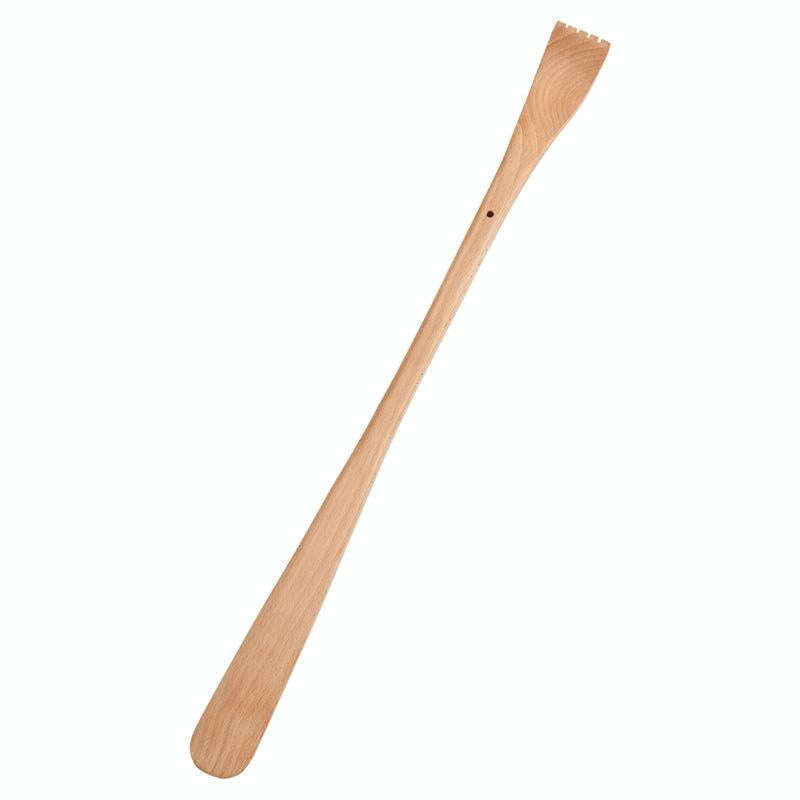 BQR01 Back Scratcher Long Handle Wooden Massage Scratcher, Style: Dual-use
