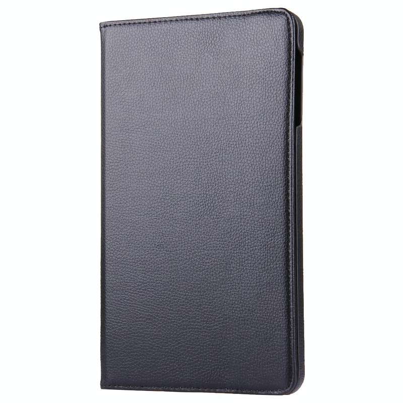 For Galaxy Tab A 10.1 / T580 Litchi Texture Horizontal Flip 360 Degrees Rotation Leather Case wit...