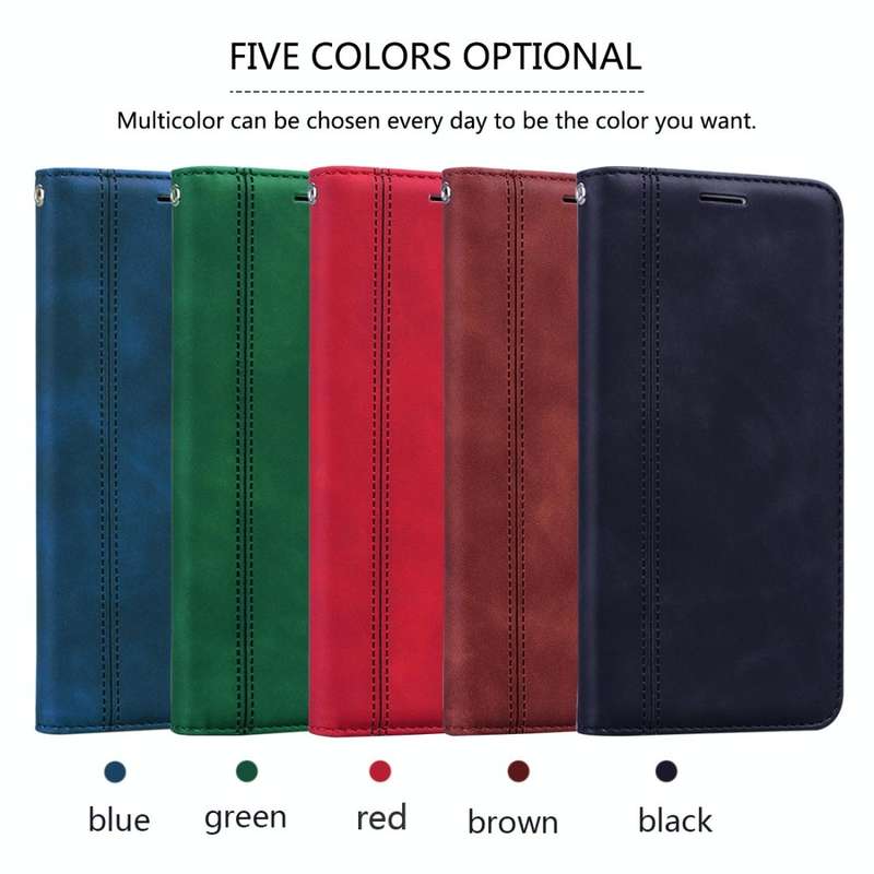 For Samsung Galaxy J5 (2016) / J510 Frosted Business Magnetic Horizontal Flip PU Leather Case wit...