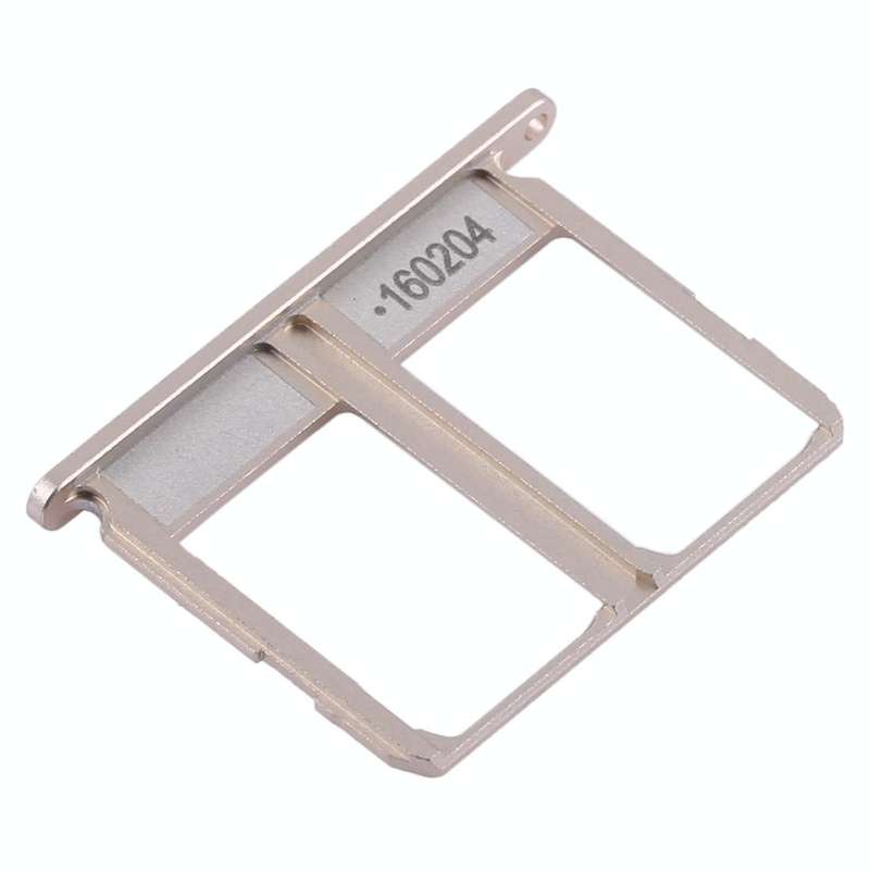 For Galaxy S6 2 SIM Card Tray (Gold)