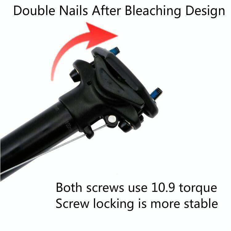 ZOOM Bicycle Wire-Controlled Hydraulic Lift Seat Tube Mountain Bike Seatpost, Size:31.6mm, Specif...