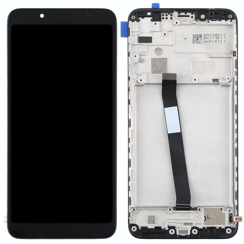 TFT LCD Screen for Xiaomi Redmi 7A Digitizer Full Assembly with Frame(Black)