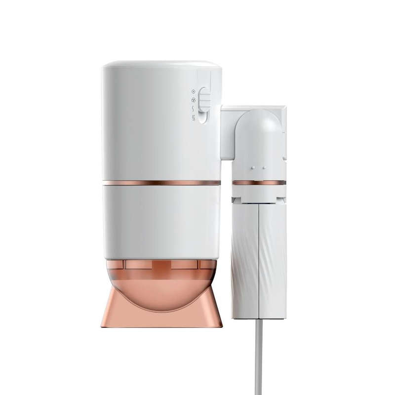 ZMFT-001 Hands-Free Desktop Hair Dryer, Specification: EU Plug(White)