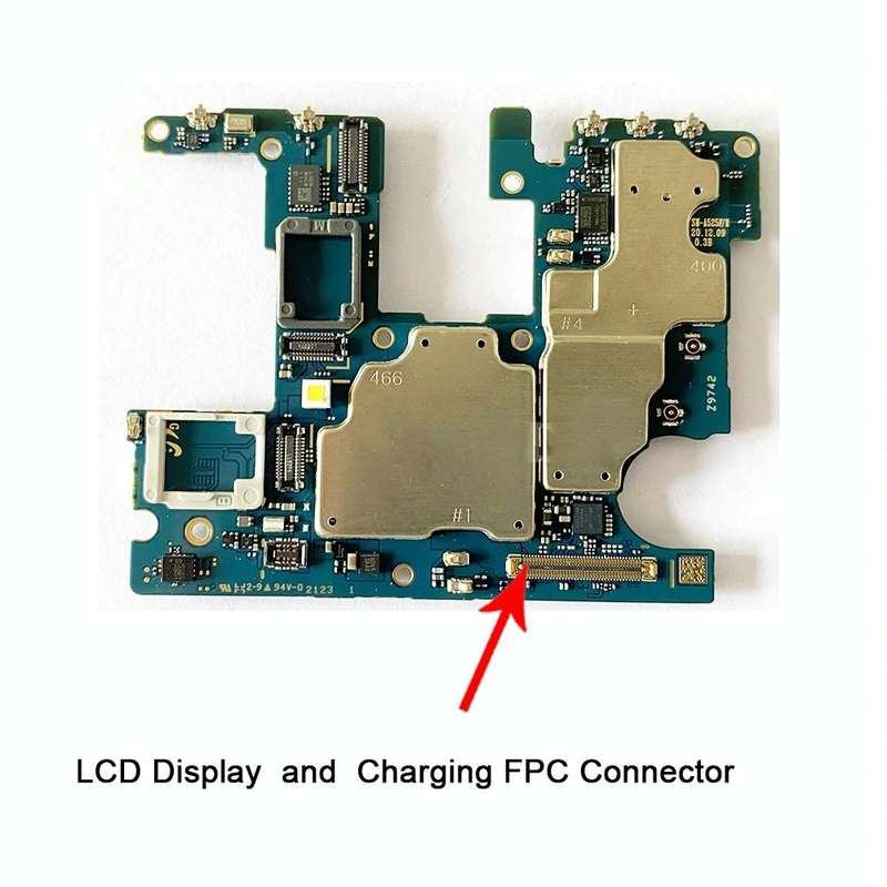 For Samsung Galaxy A52 4G SM-A525 10pcs Charging FPC Connector On Motherboard