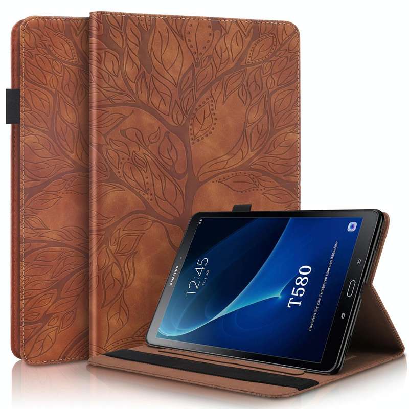 For Samsung Galaxy Tab A 10.1 (2016) T580/T585 Life Tree Series Horizontal Flip Leather Case with...