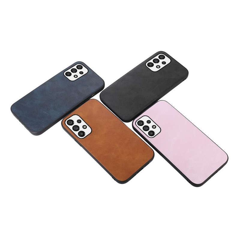 For Samsung Galaxy A33 5G Cowhide Texture PU Phone Case(Brown)
