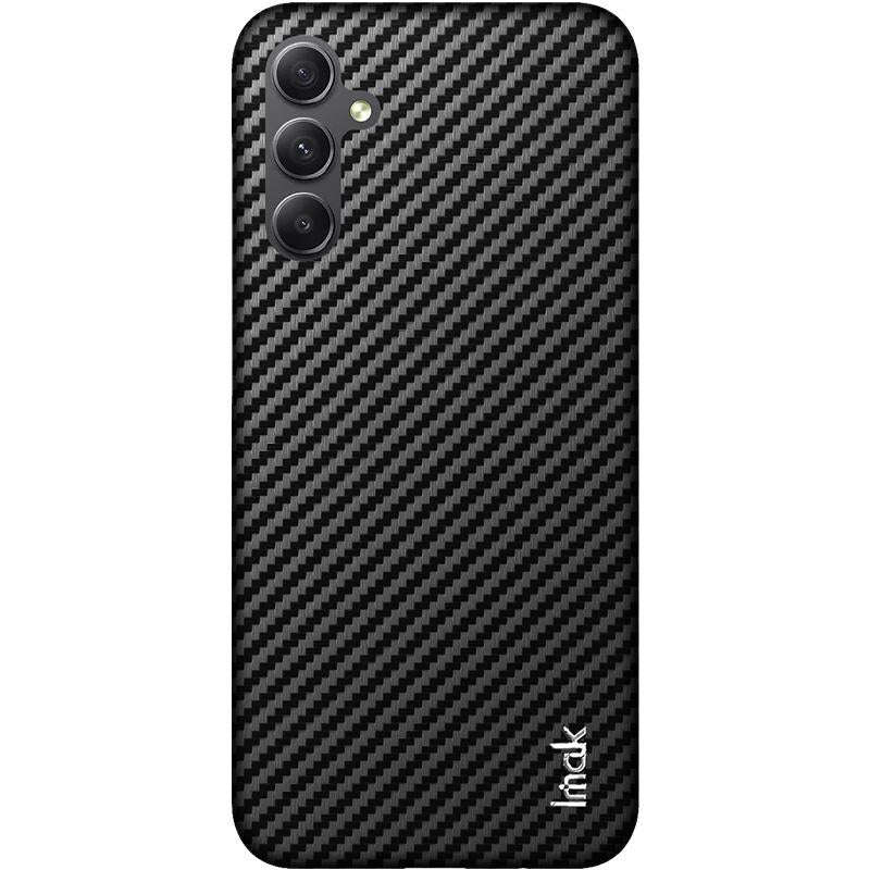 For Samsung Galaxy A54 5G imak Ruiyi Series Carbon Fiber PU + PC Phone Case