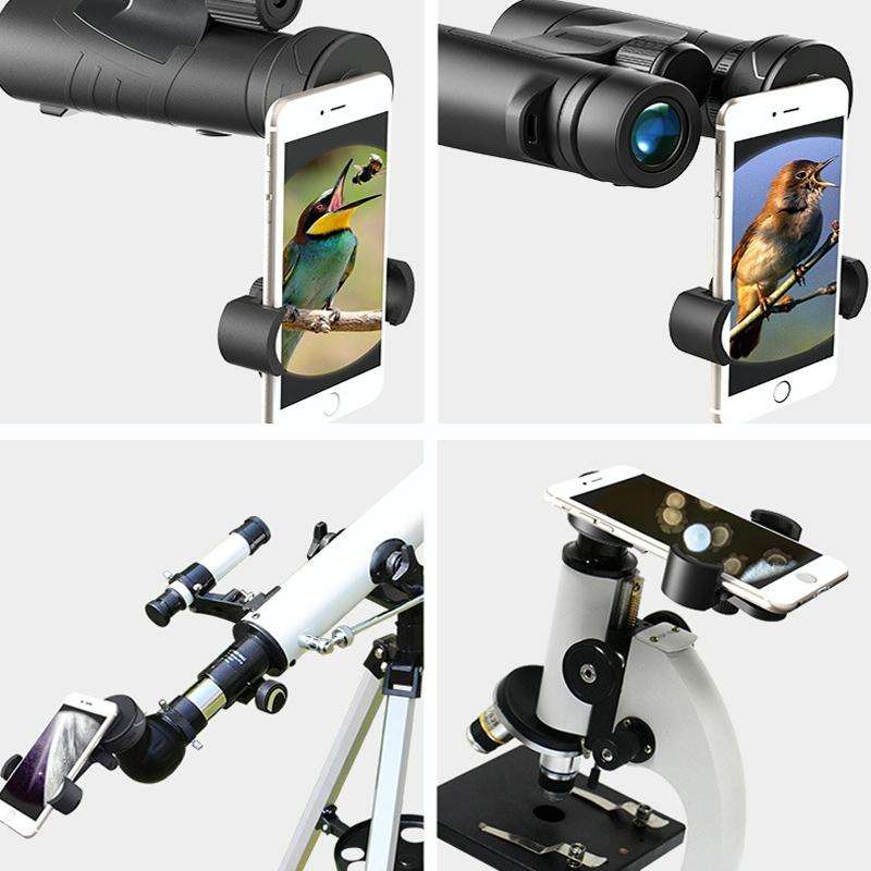 Eyeskey Telescope Phone Holder Camera Holder Telescope Universal Astronomical Mirror Phone Clip, ...