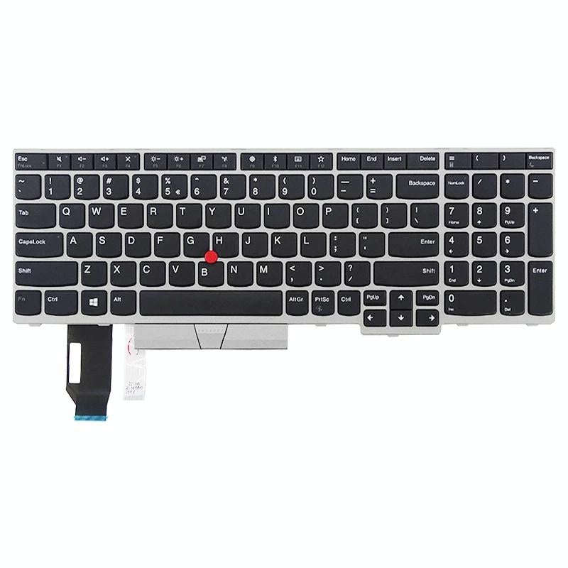 US Version Keyboard for Lenovo Thinkpad E580 E585 E590 E595 T590 P53S L580 L590 P52 P72 P53 P73 (...