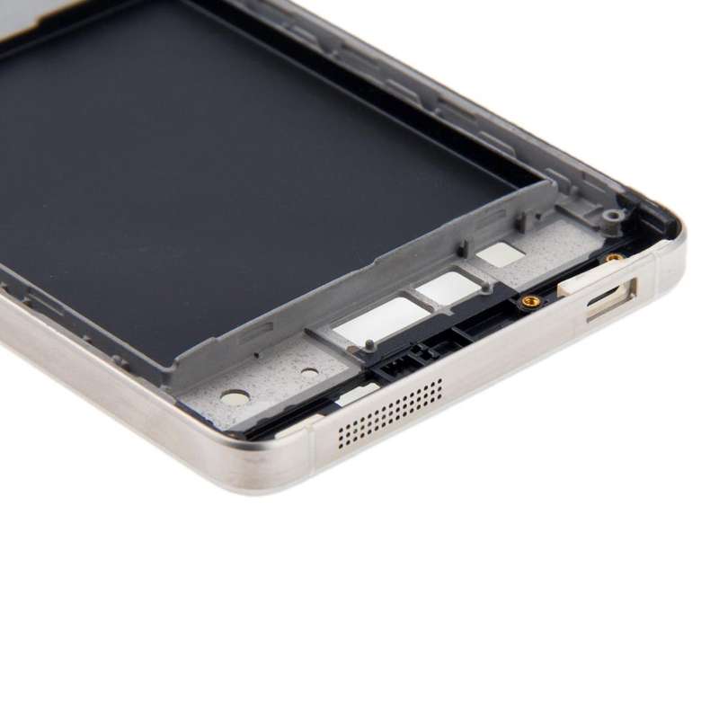 Front Housing LCD Frame Bezel Plate  for Xiaomi Mi 4(Silver)