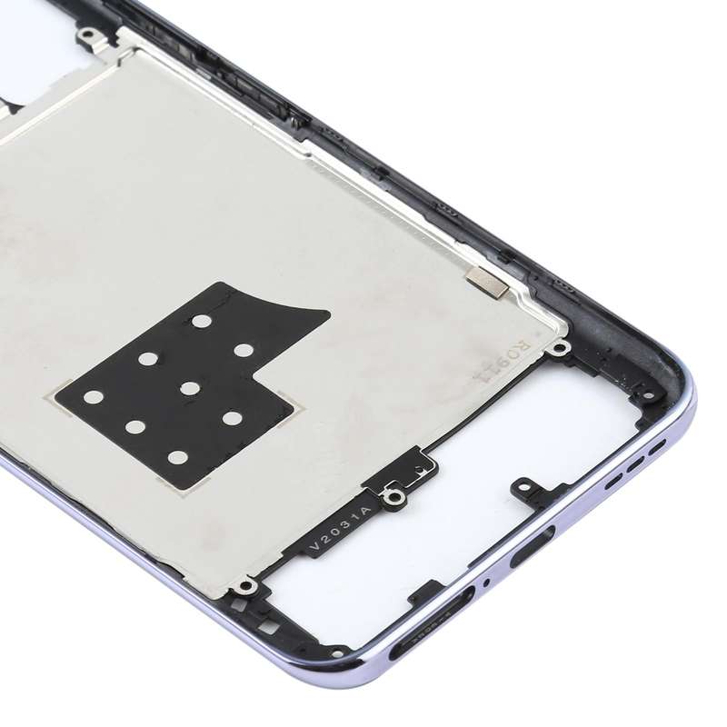 For Vivo Y73s V2031A Middle Frame Bezel Plate(Purple)