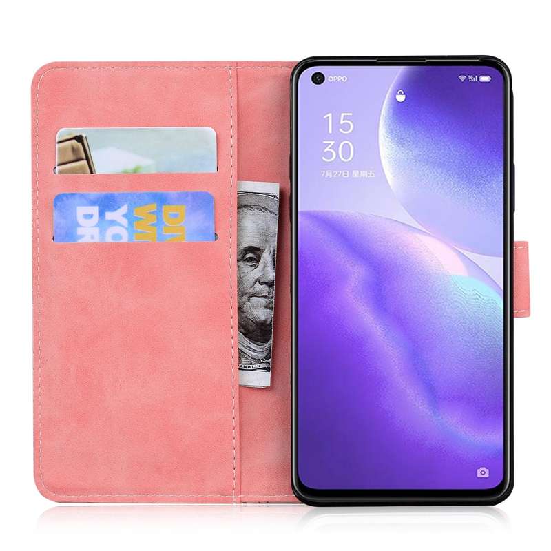 For OPPO Reno 5 4G / Reno 5 5G Tiger Embossing Pattern Horizontal Flip Leather Case with Holder &...