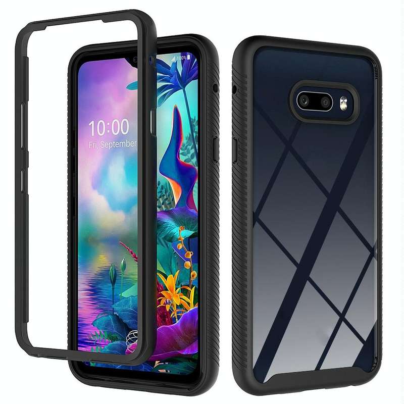 For LG V50S ThinQ 5G / G8X ThinQ Starry Sky Solid Color Series Shockproof PC + TPU Protective Cas...