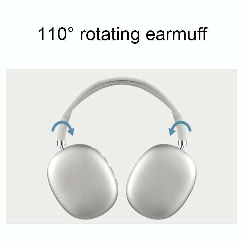 Wireless Bluetooth Headphones Noise Reduction Stereo Gaming Headset(Black)