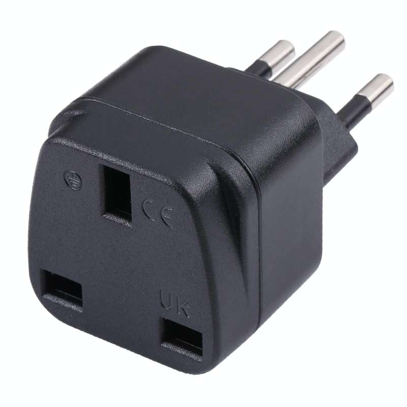 Portable UK to Switzerland Plug Socket Power Adapter