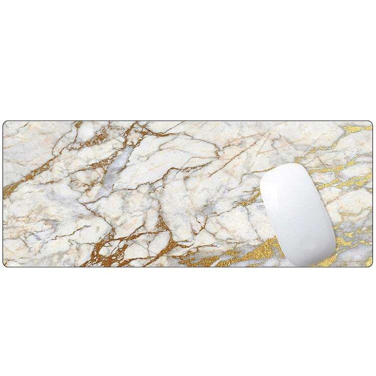 300x800x2mm Marbling Wear-Resistant Rubber Mouse Pad(Cool Marble)