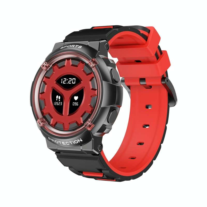 HT19 1.2 inch Round Screen IP68 Children Smart Watch, Support Sleep Monitoring(Black)