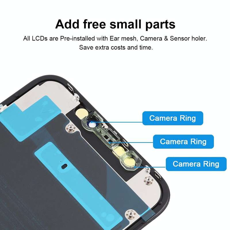 JK TFT LCD Screen for iPhone 11 with Digitizer Full Assembly(Black)