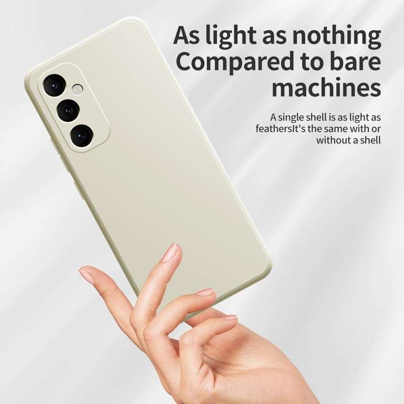 For Samsung Galaxy A35 Imitation Liquid Silicone Phone Case(Black)