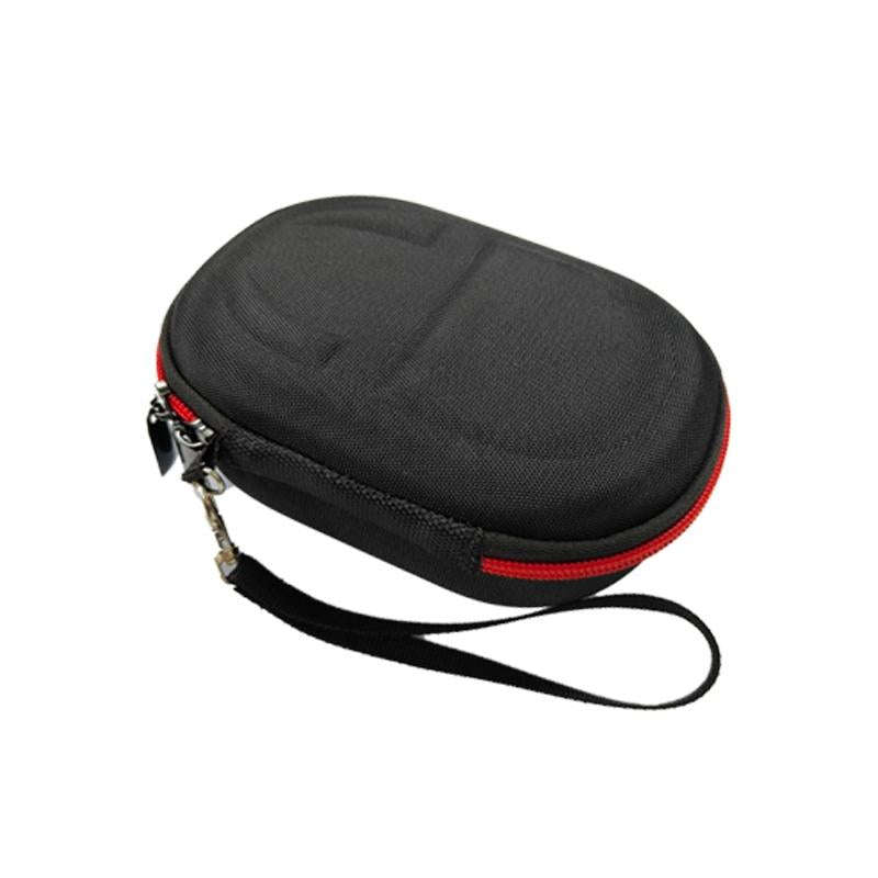 For JBL Clip4 Bluetooth Speaker EVA Shockpproof Storage Box Case(Black Orange)