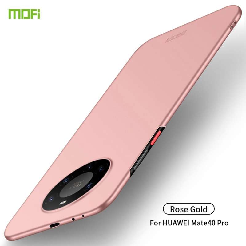 For Huawei Mate 40 Pro MOFI Frosted PC Ultra-thin Hard Case(Rose Gold)