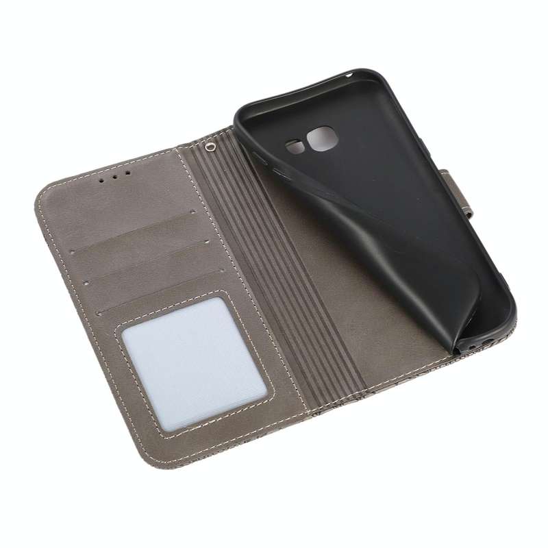 For Samsung Galaxy A5 (2017) Skin Feel Embossed Sunflower Horizontal Flip Leather Case with Holde...