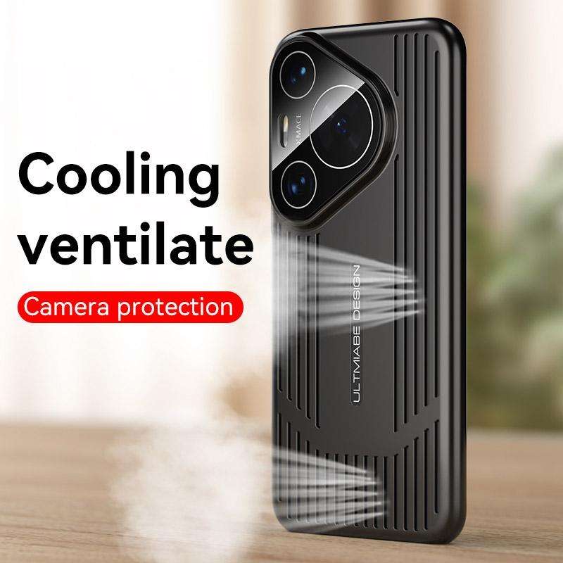 For Huawei Pura 70 Ultra Ice Sense Heat Dissipation Electroplating Frosted Phone Case(Grey)