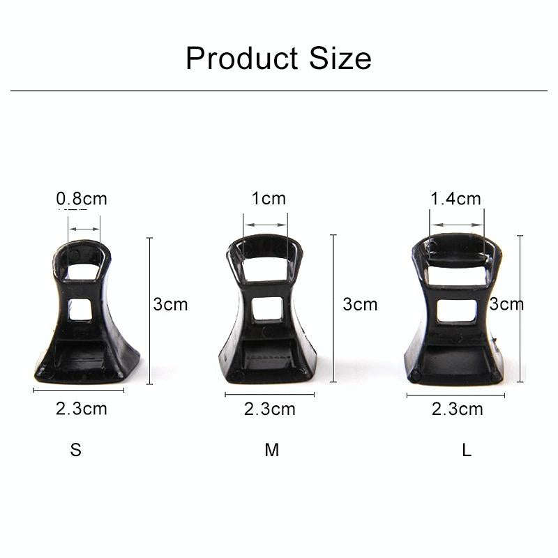 5 Pairs Hard Wearing Anti-slip PVC StoppersShoes High Heel Cover Protectors, Size: M ,Random Colo...