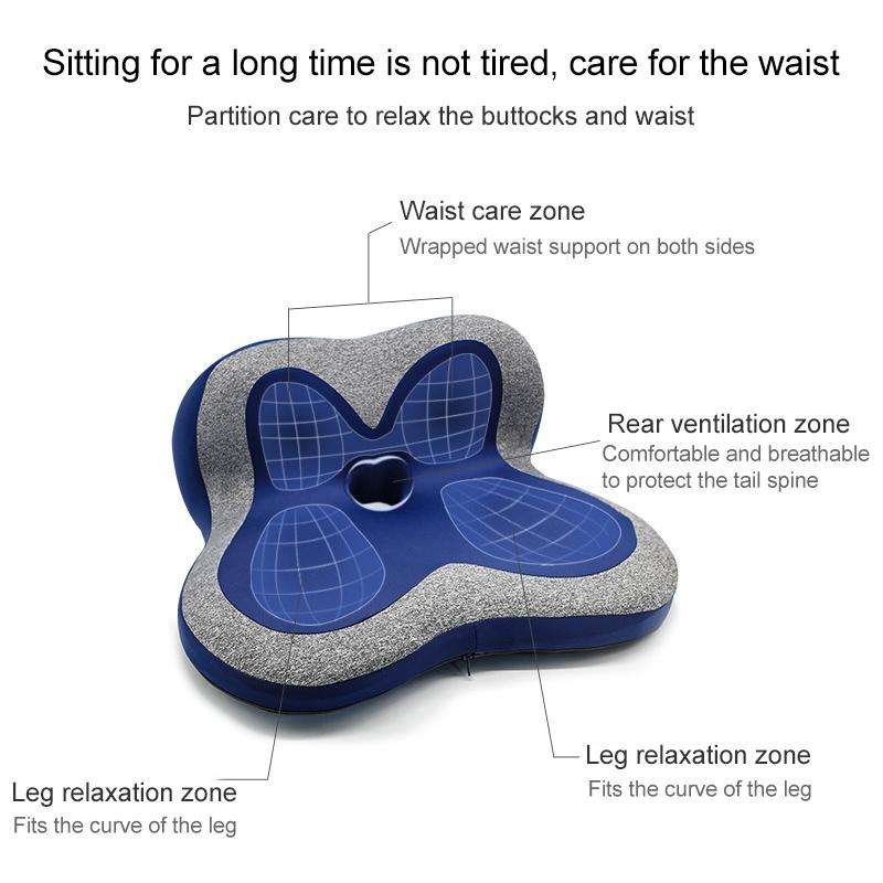 Memory Foam Petal Cushion Office Chair Home Car Seat Cushion, Size: With Storage Bag(Crystal Velv...