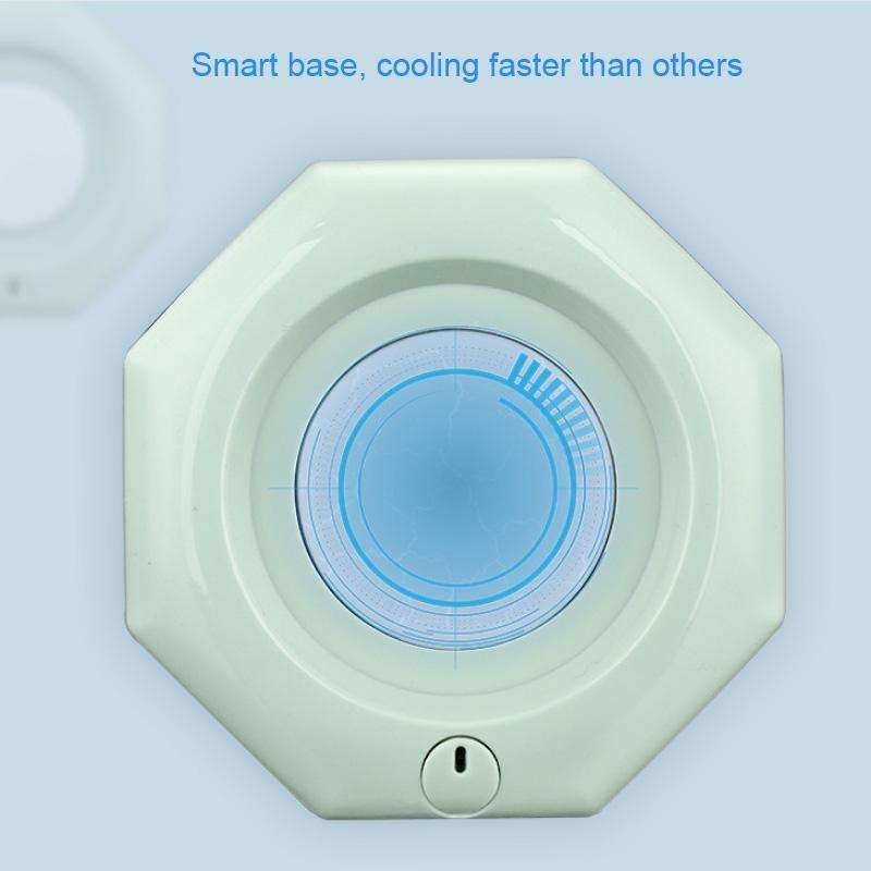 Fast Cooling Cup Mini Chilled Drinks Juice Desktop Quick-Freeze Cooling Drinks Cup, CN Plug(Blue)