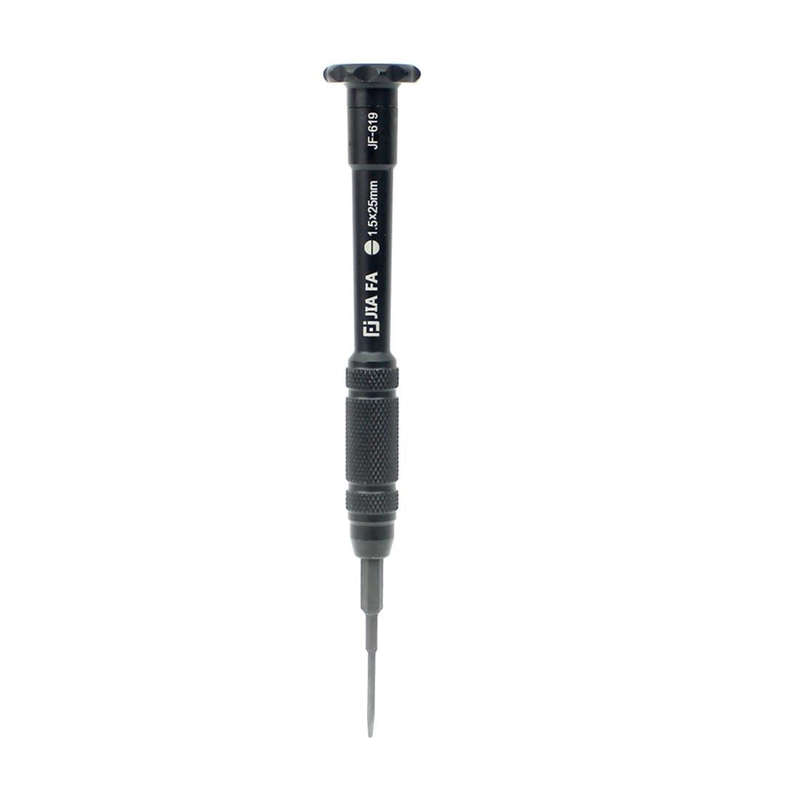 JIAFA JF-619-1.5 Mobile Phone Repair Tool 1.5 x 30mm Slotted Screwdriver(Black)