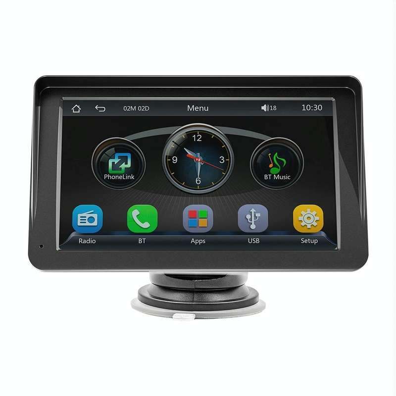 B5300 7 inch Wireless CarPlay Car Bluetooth MP5 Player, Support Mobile Phone Interconnection with...