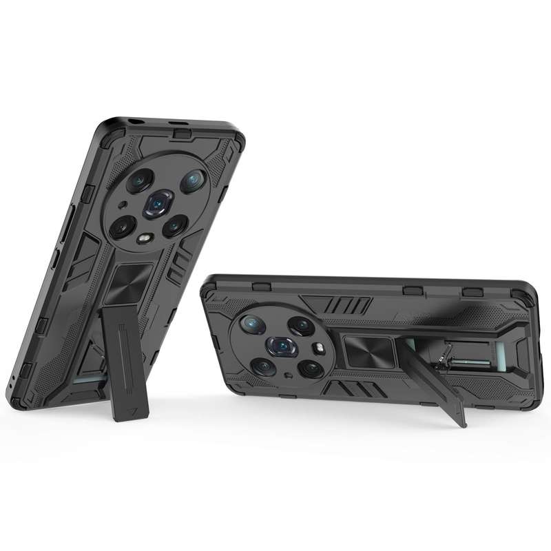 For Honor Magic4 Pro Supersonic PC + TPU Shock-proof Protective Phone Case(Black)
