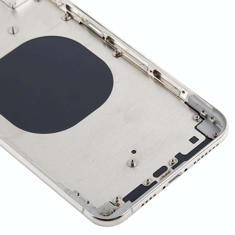 Back Cover with Camera Lens & SIM Card Tray & Side Keys for iPhone XS Max(White)
