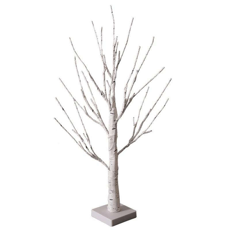 SJ-SD001 LED Christmas Party Decoration Birch Tree Decorative Light, Style: Detachable Base
