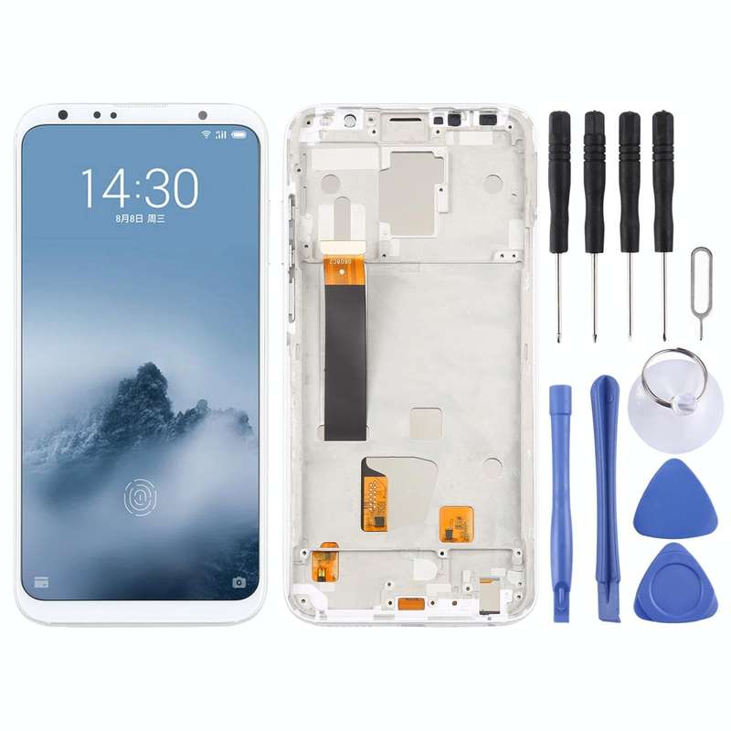 TFT LCD Screen for Meizu 16 Plus Digitizer Full Assembly with Frame, Not Supporting Fingerprint I...