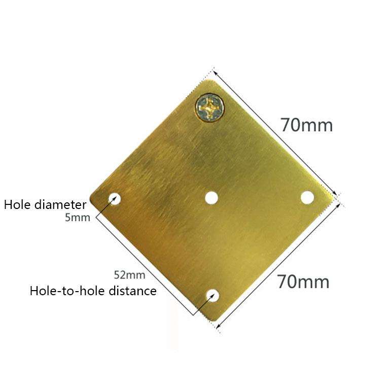 Adjustable All Aluminium Furniture Stand Legs, Height: 30cm(Gold)