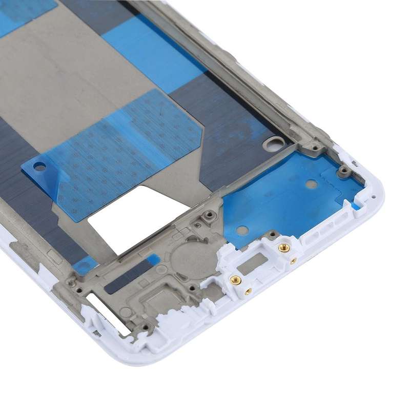 For OPPO R11s Front Housing LCD Frame Bezel Plate  (White)