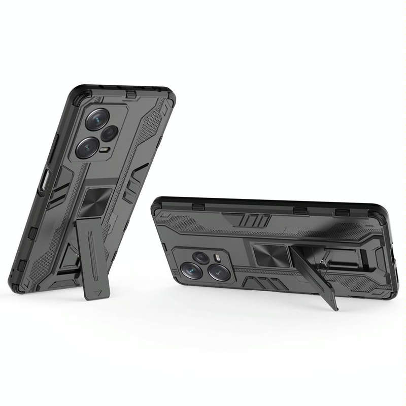 For Xiaomi Redmi Note 12 Pro+ China Supersonic PC + TPU Shock-proof Protective Case with Holder(B...