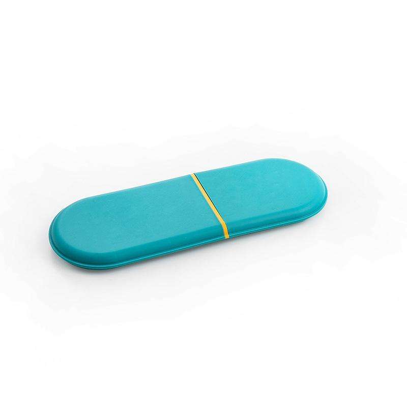 Household Battery Storage Box Data Cable Charger Storage Organizer Box, Color: Blue Single Layer