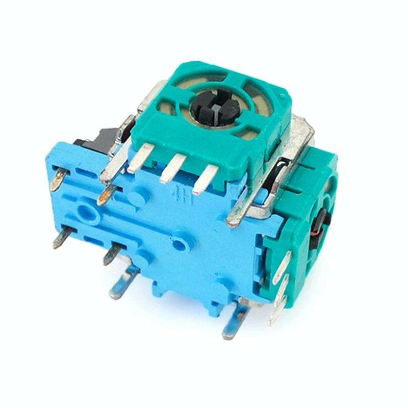 For Sony PS4 / MicroSoft XBOX One ML-ps4007 Handle 3D Joystick, Color: Blue Blue Bottom