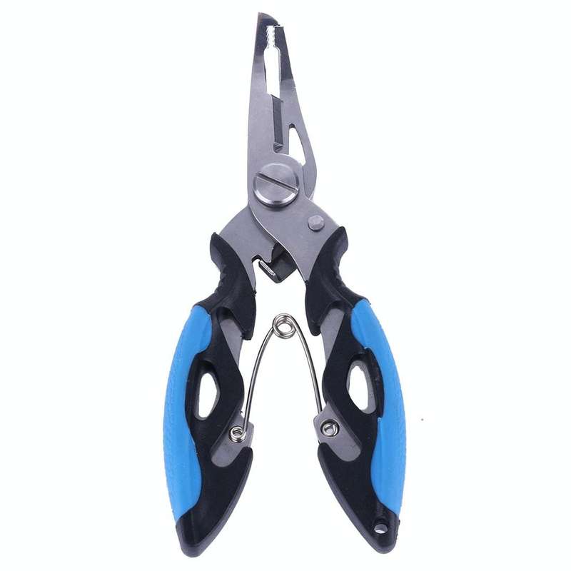HENGJIA QT013 Multifunctional Stainless Steel Jaw Fishing Pliers Scissors Hook Removal Tool Line ...