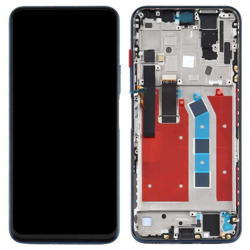 OEM LCD Screen for Huawei Honor X10 5G Digitizer Full Assembly with Frame(Blue)