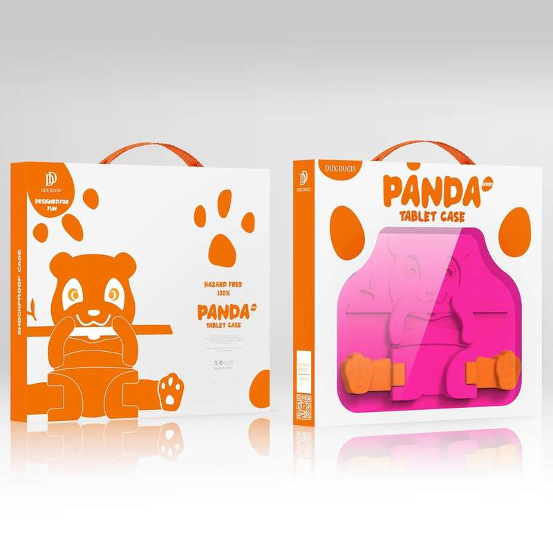 For Samsung Galaxy Tab A9+ DUX DUCIS PANDA Series Shockproof EVA Protective Tablet Case(Pink)